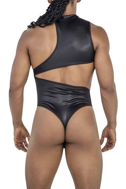 CandyMan Black 99783 One Shoulder Bodysuit thumbnail 2