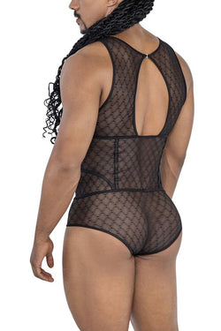 CandyMan Black 99794 Mesh Bodysuit thumbnail 2