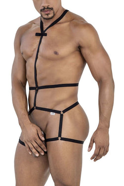 CandyMan Black 99797 String Bodysuit thumbnail 3