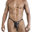 CandyMan Black 99824 Mesh Thong