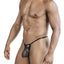CandyMan Black 99824 Mesh Thong