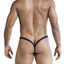CandyMan Black 99841 Mesh Thong