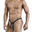 CandyMan Black 99841 Mesh Thong