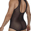 CandyMan Black Tulle Bodysuit