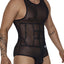 CandyMan Black Tulle Bodysuit
