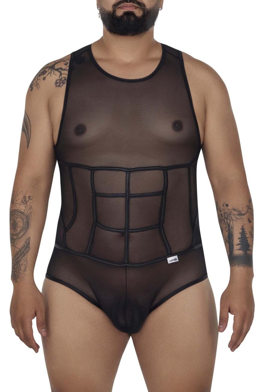 CandyMan Black Tulle Bodysuit