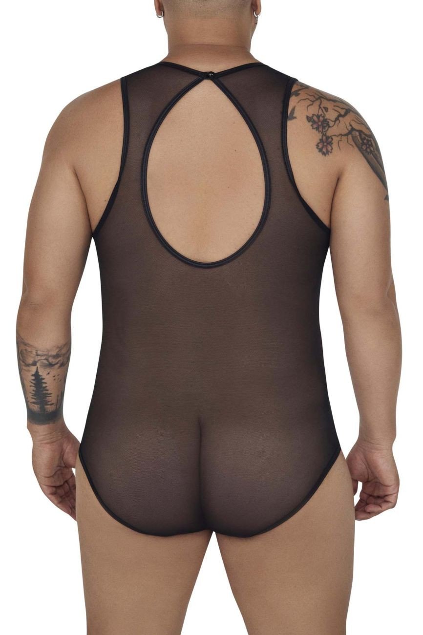 CandyMan Black Tulle Bodysuit
