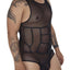 CandyMan Black Tulle Bodysuit