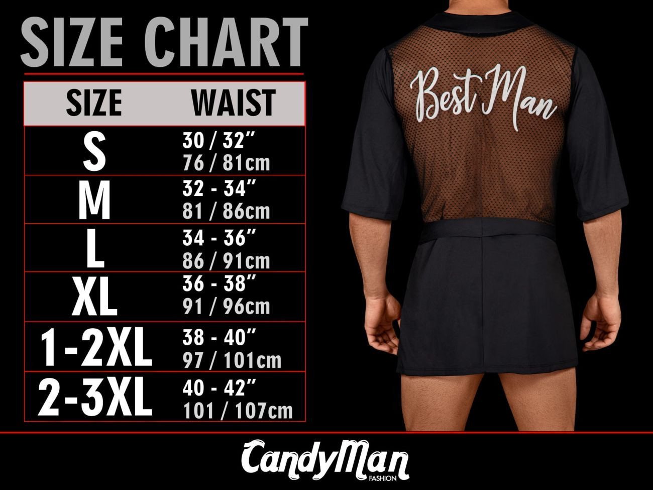 CandyMan Burgundy 99795 Mesh G-String