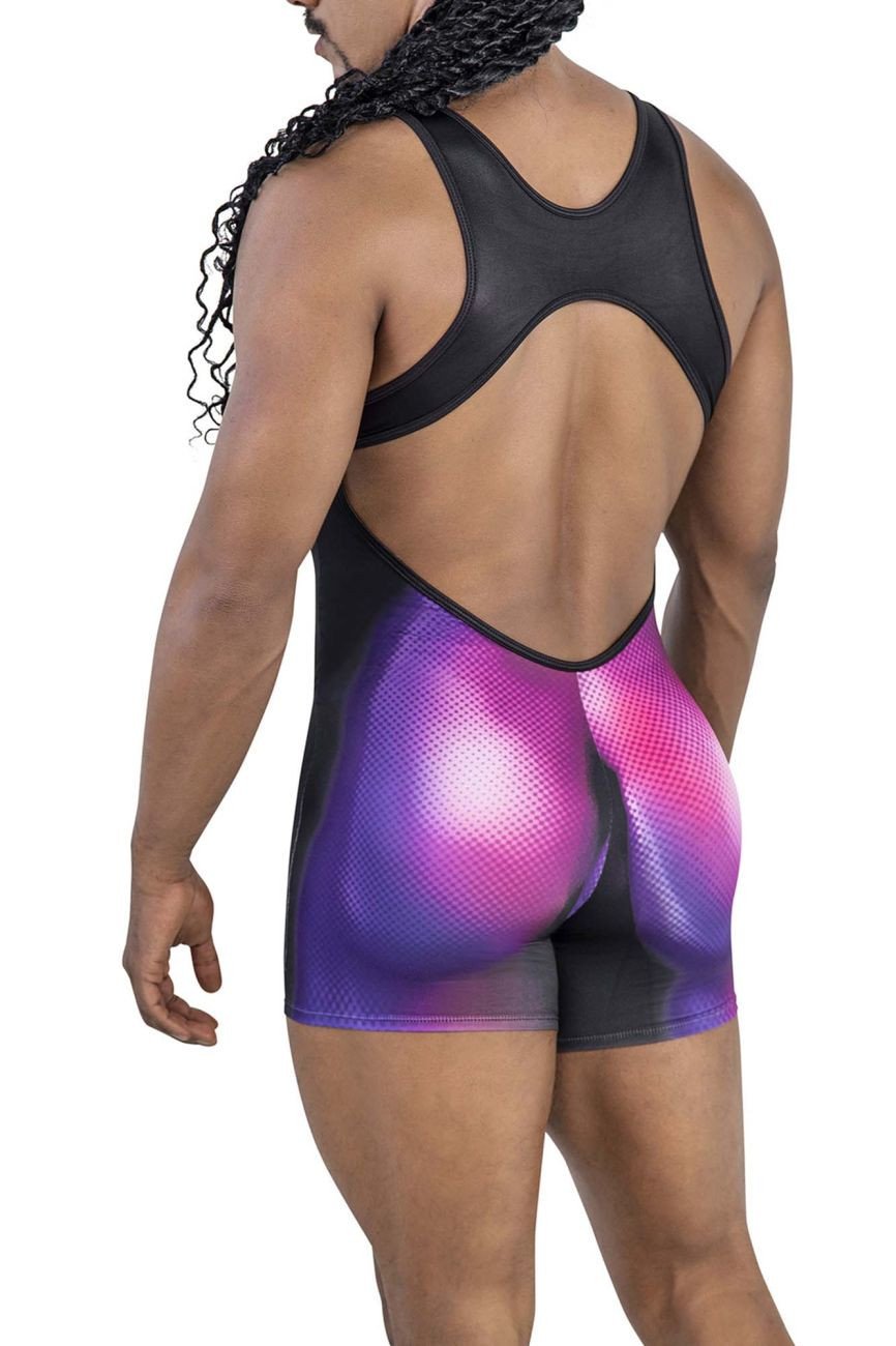 CandyMan Magenta 99796 Muscle Onesie Bodysuit