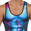 CandyMan Moonlight Blue 99726 Work-N-Out Top