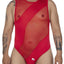 CandyMan Red 99699 Mesh Bodysuit