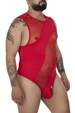 CandyMan Red 99699 Mesh Bodysuit thumbnail 2