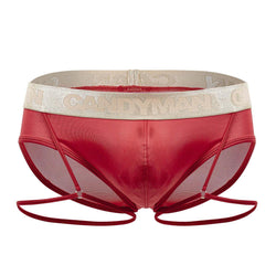 CandyMan Red 99722 Garter Mesh Brief thumbnail 4