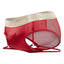 CandyMan Red 99722 Garter Mesh Brief