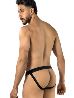 CandyMan Wild 95010 Men's Underwear Microfiber Jockstrap Color Leopard Print thumbnail 3