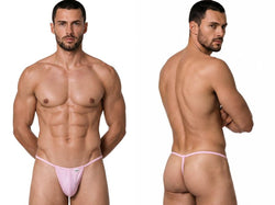 CandyMan 9586 Men's Underwear Mini G-String Color Baby Pink thumbnail 1