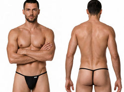 CandyMan 9586 Men's Underwear Mini G-String Color Black thumbnail 1