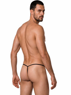 CandyMan 9586 Men's Underwear Mini G-String Color Black Lace thumbnail 3