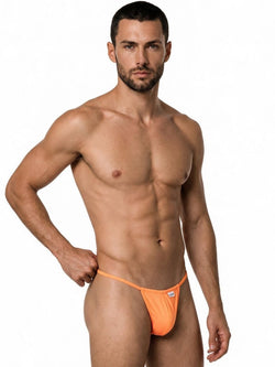 CandyMan 9586 Men's Underwear Mini G-String Color Hot Orange thumbnail 4