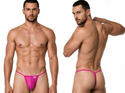 CandyMan 9586 Men's Underwear Mini G-String Color Magenta thumbnail 1