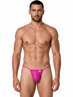 CandyMan 9586 Men's Underwear Mini G-String Color Magenta thumbnail 2