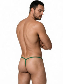 CandyMan 9586 Men's Underwear Mini G-String Color Nature Green thumbnail 3