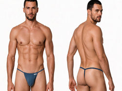 CandyMan 9586 Men's Underwear Mini G-String Color Petrol Blue thumbnail 1