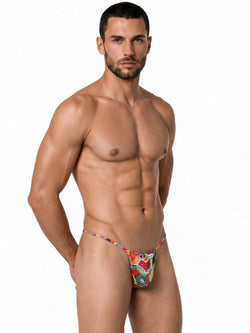 CandyMan 9586 Men's Underwear Mini G-String Color Printed Fruits thumbnail 4
