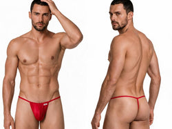 CandyMan 9586 Men's Underwear Mini G-String Color Red thumbnail 1