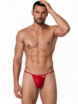 CandyMan 9586 Men's Underwear Mini G-String Color Red thumbnail 2