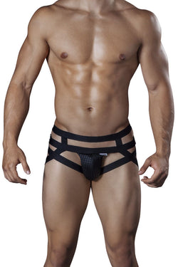 CandyMan Men's Underwear 99242 Jockstrap Color Black thumbnail 2