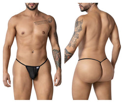 CandyMan 99246 Men's Underwear G-String Mesh Thongs Color Black thumbnail 1