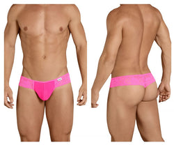 CandyMan 99392 Men's Underwear Lace Mesh Thongs Color Pink thumbnail 1