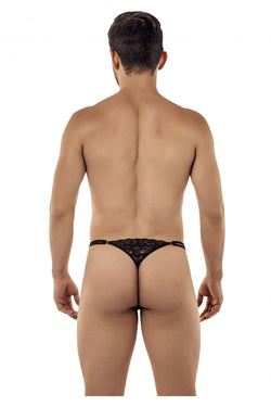 CandyMan Men's Underwear 99421 Lace G-String Thongs Color Black thumbnail 3