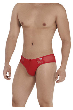 CandyMan 99538 Men's Underwear Lace Mesh Jockstrap Color Red thumbnail 4