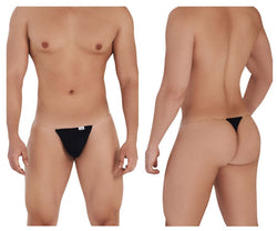 CandyMan Men's Underwear 99548 Invisible Micro Thongs Color Black thumbnail 1