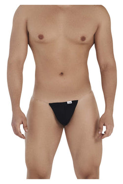 CandyMan Men's Underwear 99548 Invisible Micro Thongs Color Black thumbnail 2