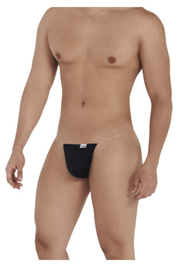 CandyMan Men's Underwear 99548 Invisible Micro Thongs Color Black thumbnail 4