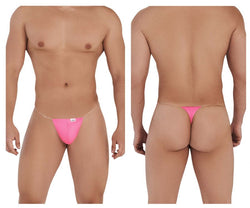 CandyMan Men's Underwear 99548 Invisible Micro Thongs Color Hot Pink thumbnail 1