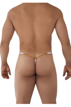CandyMan Men's Underwear 99586 Chain G-String Color White thumbnail 3