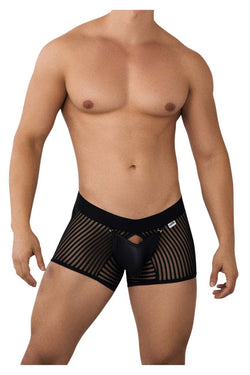CandyMan Men's Underwear 99636 Mesh Trunks Color Black thumbnail 2
