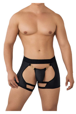CandyMan Men's Underwear 99637 Chaps Thongs Color Black thumbnail 2