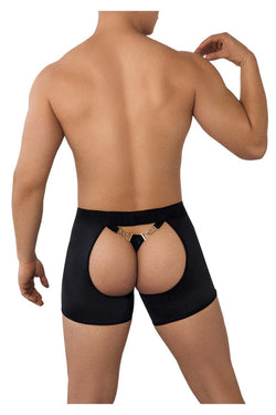 CandyMan Men's Underwear 99637 Chaps Thongs Color Black thumbnail 3