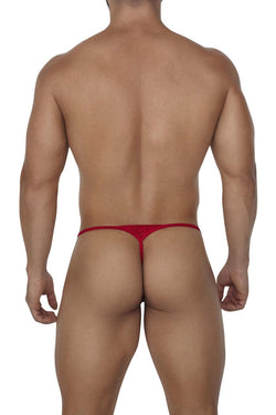 CandyMan Men's Underwear 99685 Lace Thongs Color Red thumbnail 3