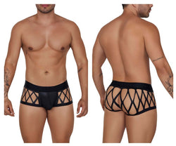 CandyMan Men's Underwear 99691 Cage Trunks Color Black thumbnail 1