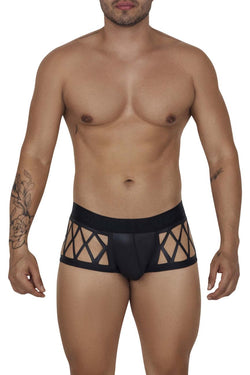 CandyMan Men's Underwear 99691 Cage Trunks Color Black thumbnail 2