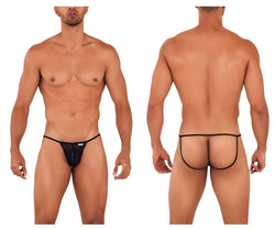 CandyMan Men's Underwear 99709 Micro Lace Jockstrap Color Black thumbnail 1