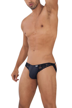 CandyMan Men's Underwear 99721 Lace Jockstrap Color Black thumbnail 4