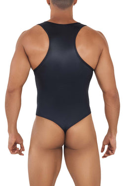 CandyMan Men's Underwear 99728X Work-N-Play Bodysuit Color Black thumbnail 3
